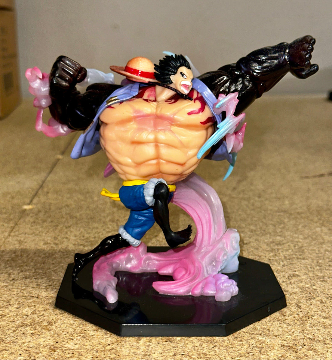 luffy figure gear 4 Anime One Piece Monkey D. Luffy Gear 4 (Four) Battle Scene Action Pose  Statue