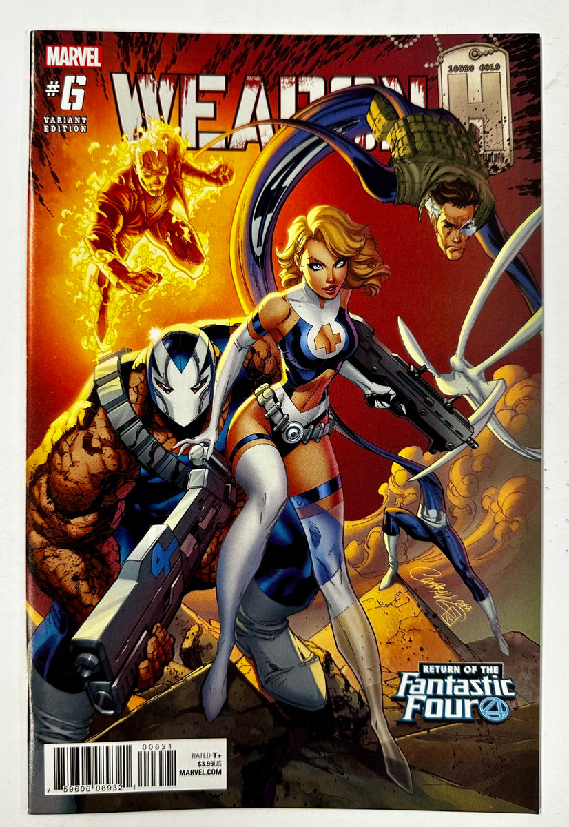 Weapon H #6 J. Scott Campbell Return Of The Fantastic Four Marvel