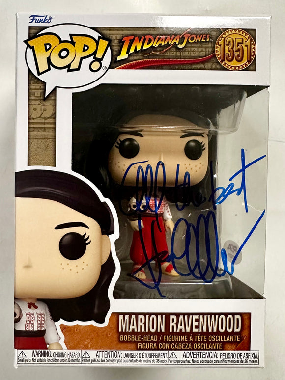 Karen Allen Signed Indiana Jones Marion Ravenwood Funko Pop! #1351 With PSA COA