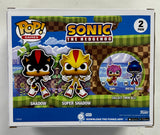 Funko Pop! Games Shadow & Super Shadow 2-Pack Sonic 2024 GameStop Exclusive