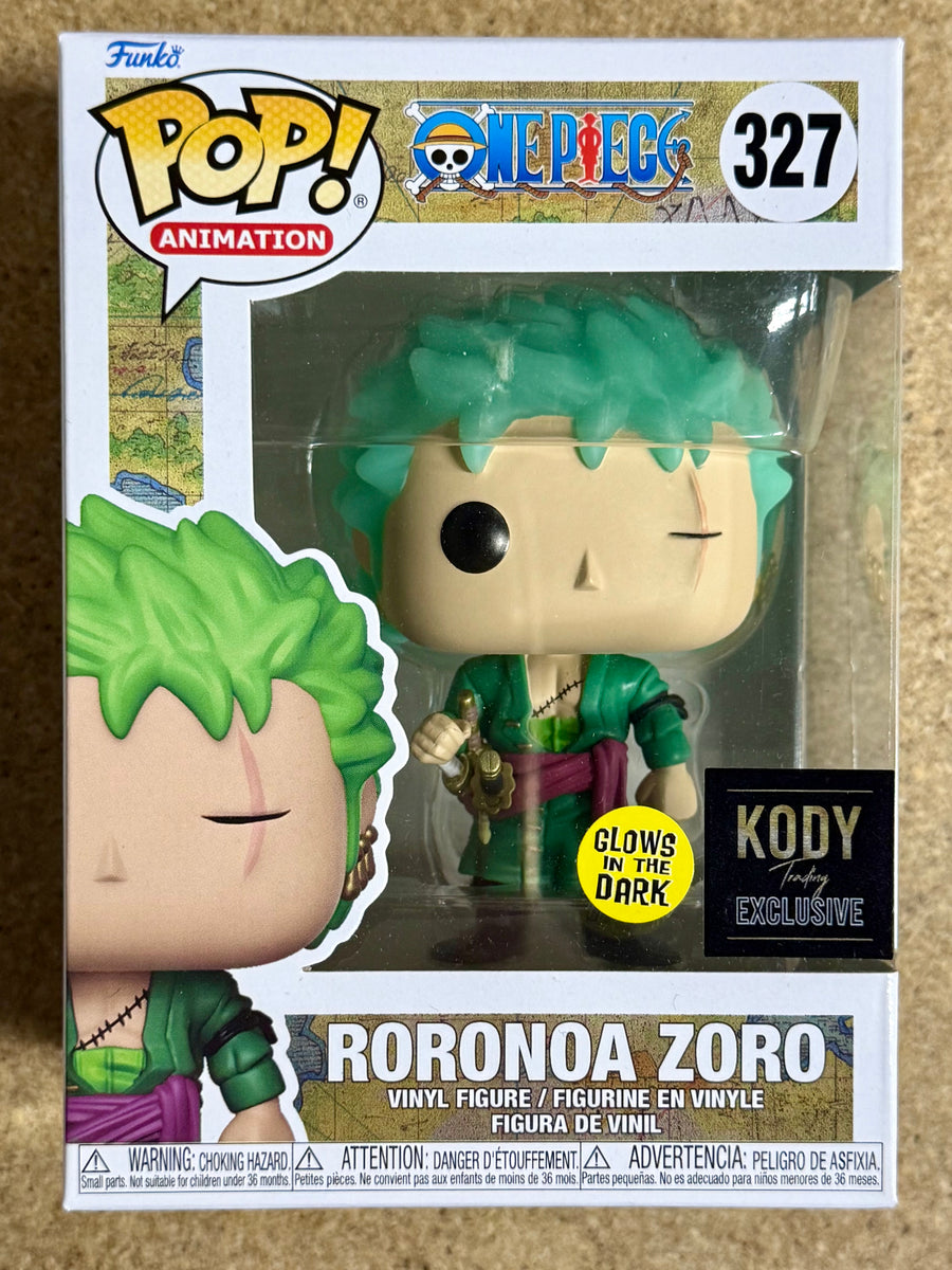 Funko Pop! Animation Glow Roronoa Zoro #327 One Piece 2023 Kody