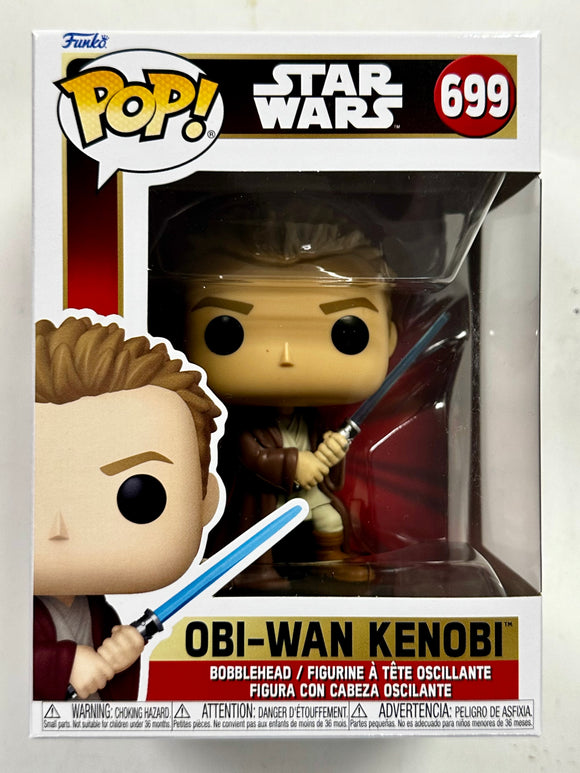 Funko Pop! Star Wars Young Obi-Wan Kenobi W/ Lightsaber #699 The Phantom Menace