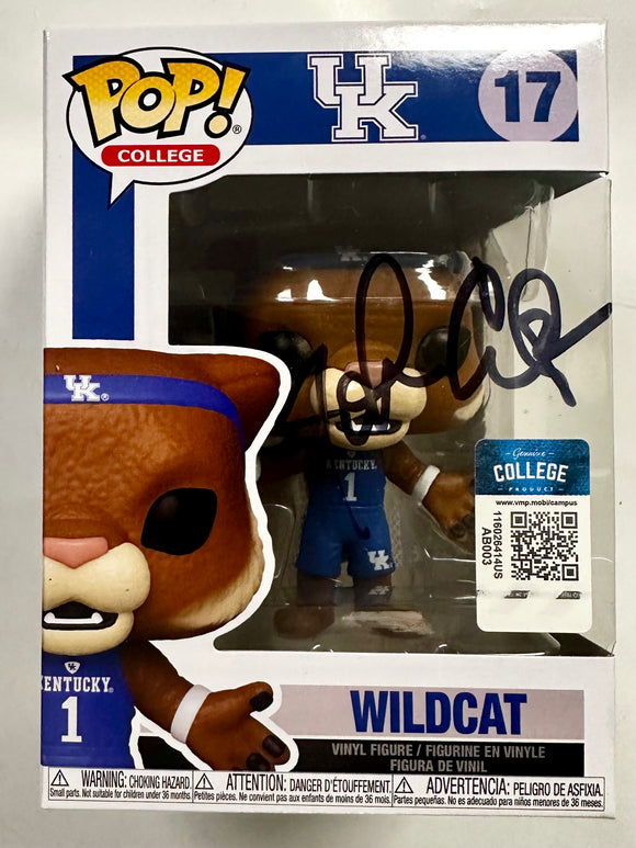 Coach John Calipari Signed NCAA College University Of Kentucky Wildcat #17 Funko Pop With PSA COA