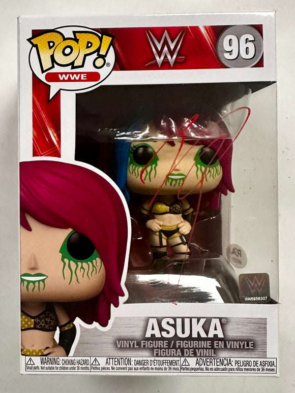 Asuka Signed WWE Women Japanese Wrestling Funko Pop! #96 With PSA COA