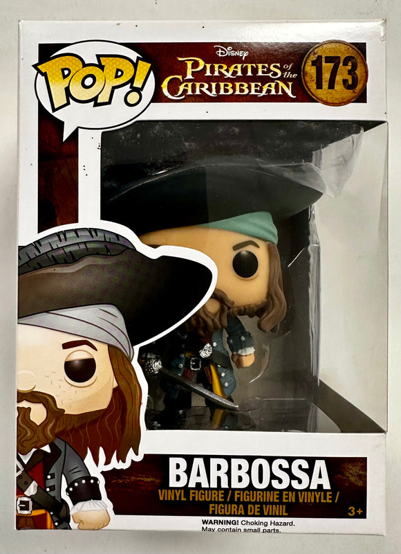 Funko Pop! Disney Captain Hector Barbossa #173 Pirates Of The Caribbean 2015 Vaulted