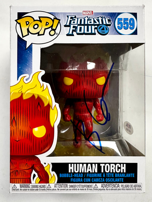 Brian Austin Green Signed Fantastic Four Human Torch #559 Funko Pop! With PSA COA