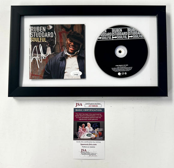 Framed & Signed Ruben Studdard Soulful CD With JSA COA American Idol Season 2 Winner