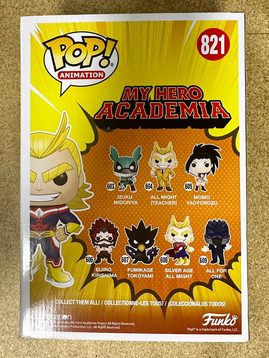 Funko Pop! Animation 10” All Might #821 My Hero Academia 2020 Plus