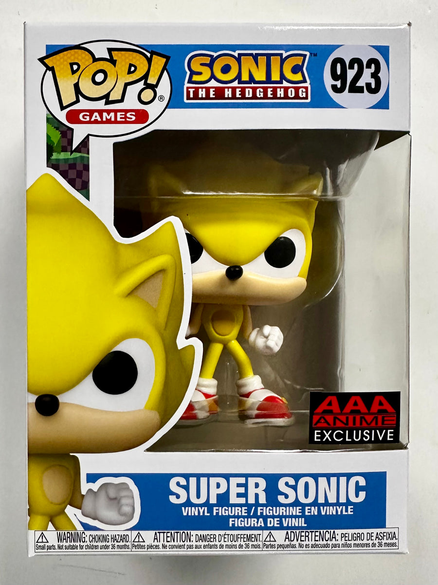 Funko Pop! Games Super Sonic The Hedgehog #923 Sega AAA Anime 2024 Exc –  Mustang Comics