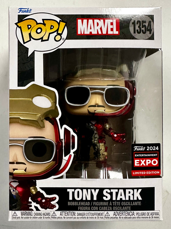 Funko Pop! Marvel Tony Stark Transforming #1354 Iron Man MCU C2E2 2024 Exclusive