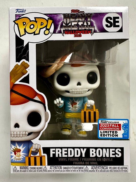 Funko Pop! Freddy Bones #SE Heavy Metal Halloween NYCC 2023 Fall Con Exclusive