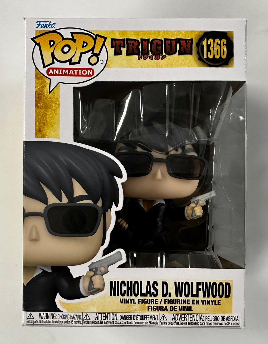 Funko POP! Animation: Trigun – Nicholas D. Wolfwood Mit Punisher – Vinyl-Figur, Ca. 9,5 Cm – Offizielles Merchandise – Sammlerstück Funko POP! Animation: Trigun – Nicholas D. Wolfwood Mit Punisher – Vinyl-Figur, Ca. 9,5 Cm – Offizielles Merchandise – Sammlerstück