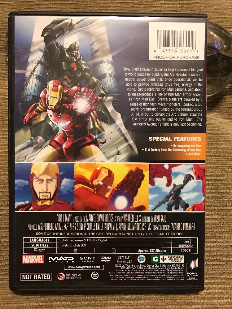 Iron Man: The Complete Animated Series (DVD, 2012, 2-Disc Set) – Mustang  Comics