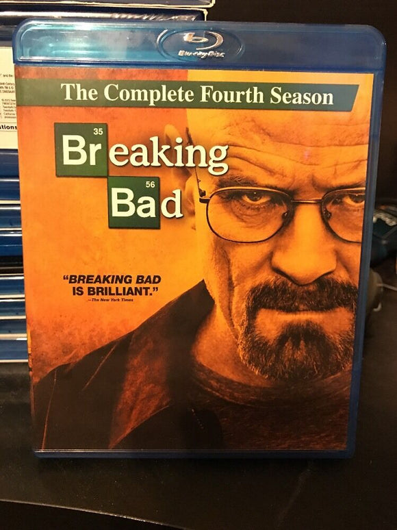 Breaking Bad: The Complete Fourth Season (Blu-ray Disc, 2012, 3-Disc Set)