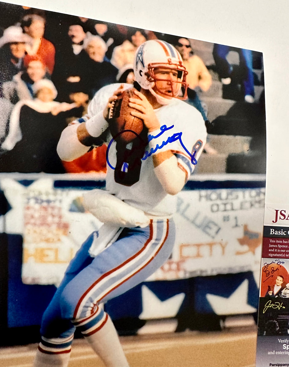 Archie Manning Signed Houston Oilers 8X10 Photo With JSA COA New Orlea –  Mustang Comics