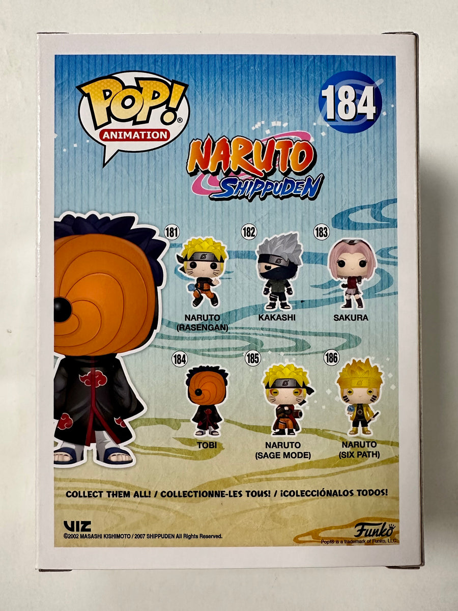 Boneco Funko Pop Do Tobi Akatsuki 184 Anime Naruto Shippuden