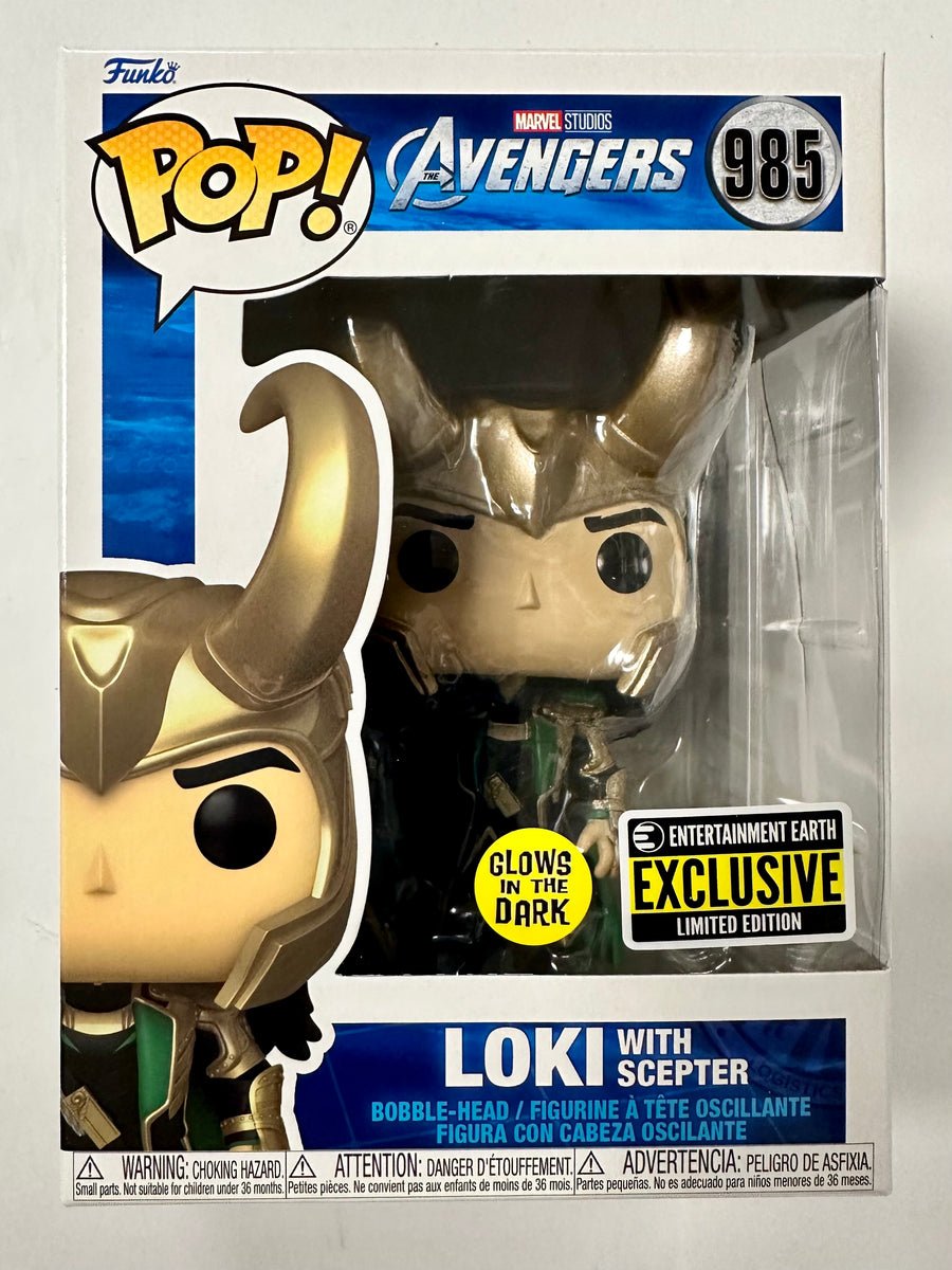 MARVEL POP! AVENGERS LOKI WITH SCEPTER -GLOWS-SPECIAL EDITION