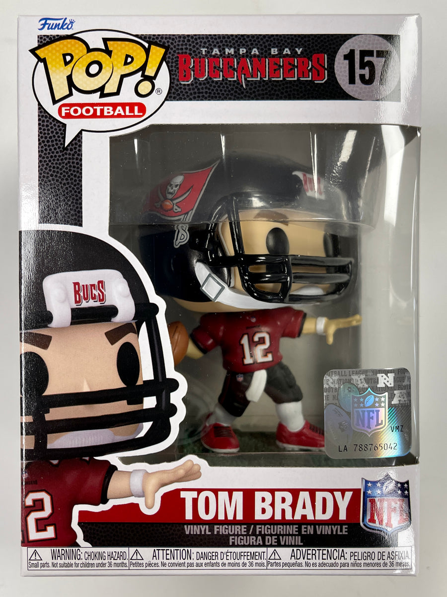 Funko Pop! NFL Tom Brady Tampa Bay Buccaneers #157 Figure w/ Case