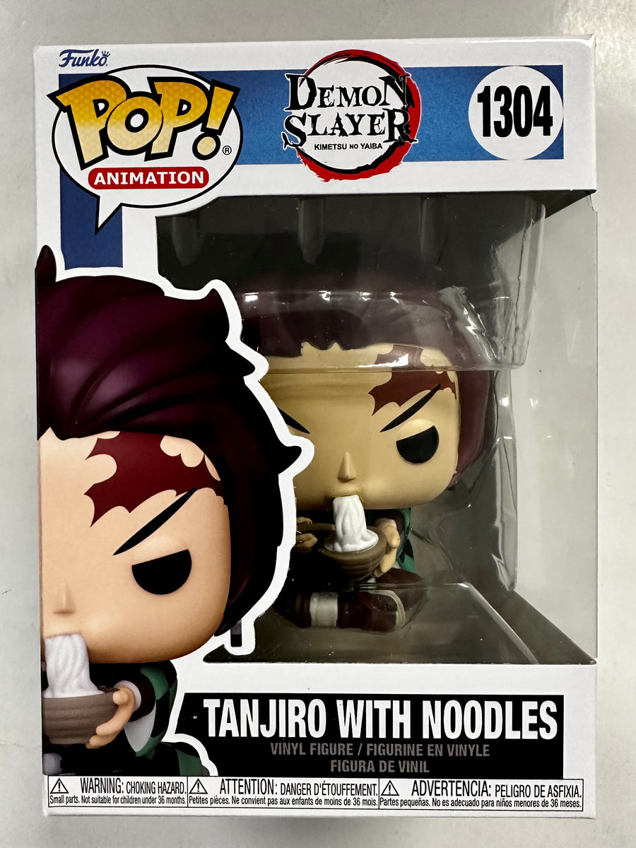 Tanjiro With Noodles #1304 - Demon Slayer Funko Pop! Animation – A1 Swag