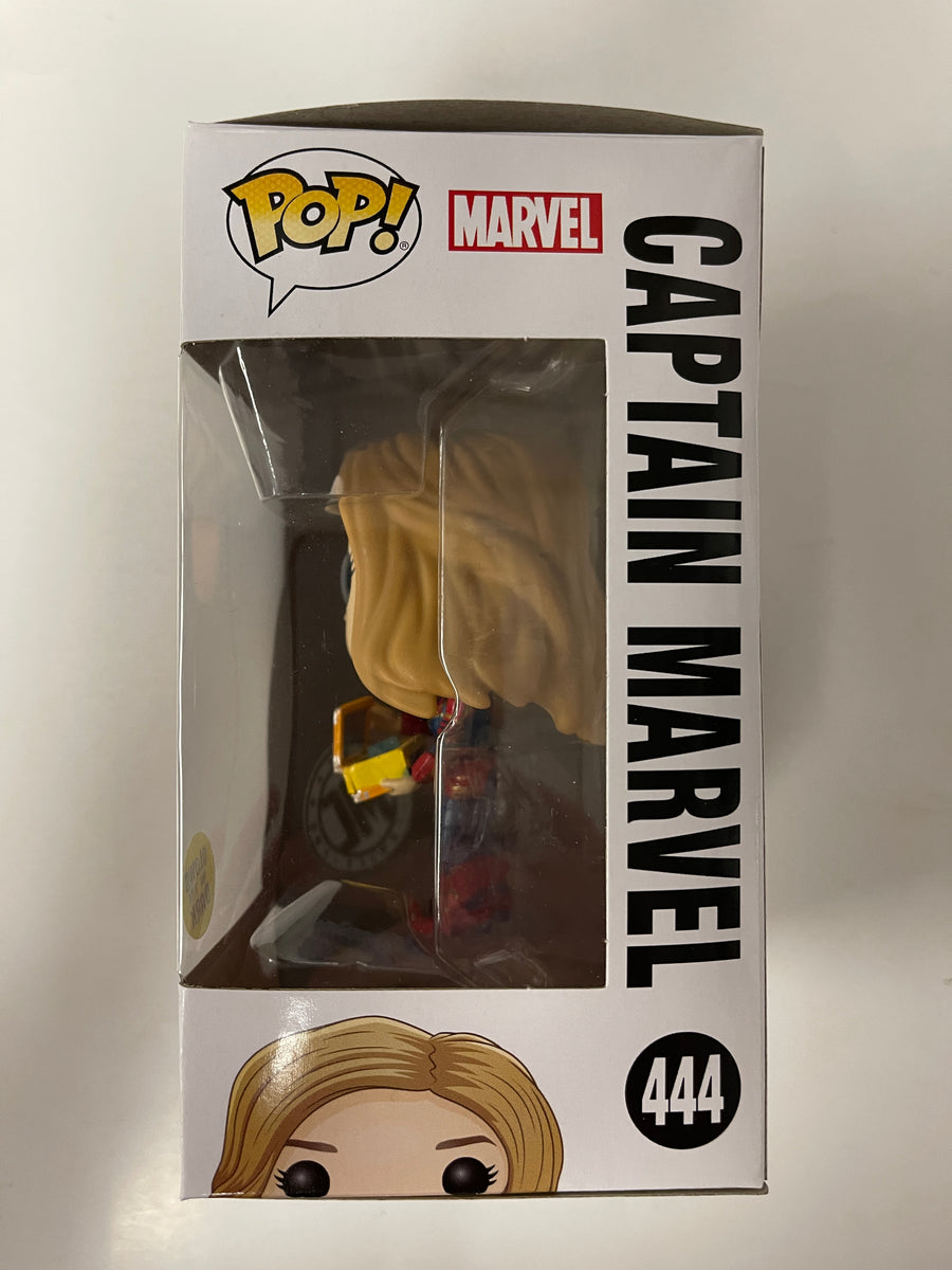 Funko Pop! Marvel Captain Marvel With Lunchbox #444 Glow In The