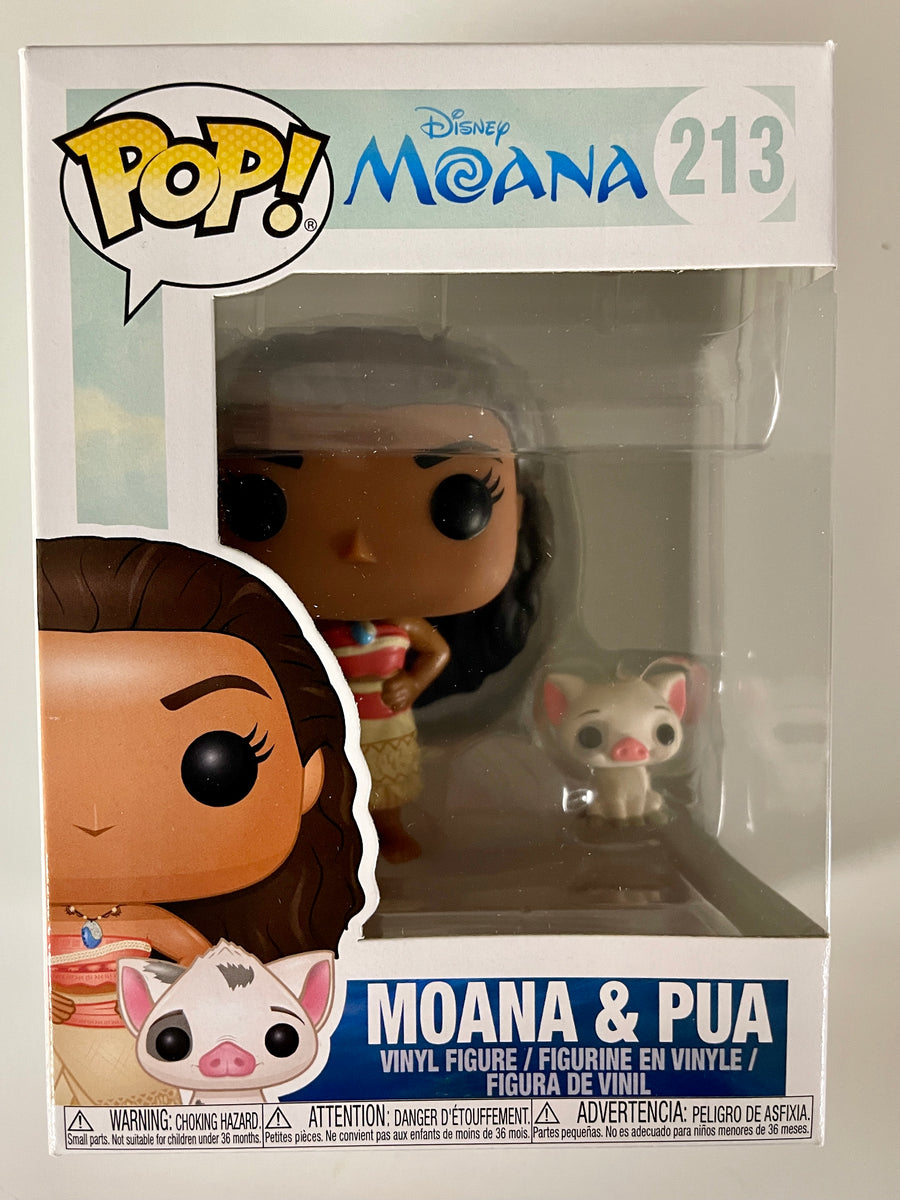 Funko Pop Moana & Pua # 213 Disney Vaiana CAJA DAÑO LEVE VER FOTOS