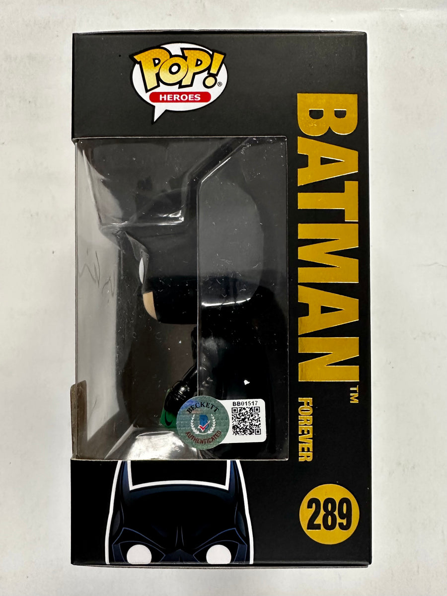 Val Kilmer Signed DC Batman Forever Funko Pop! #289 With Beckett