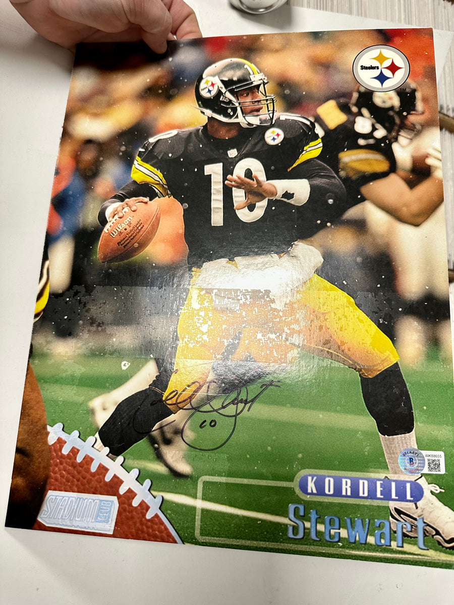 Kordell Stewart Signed Pittsburgh Steelers 11X14 NFL Photo With Becket –  Mustang Comics