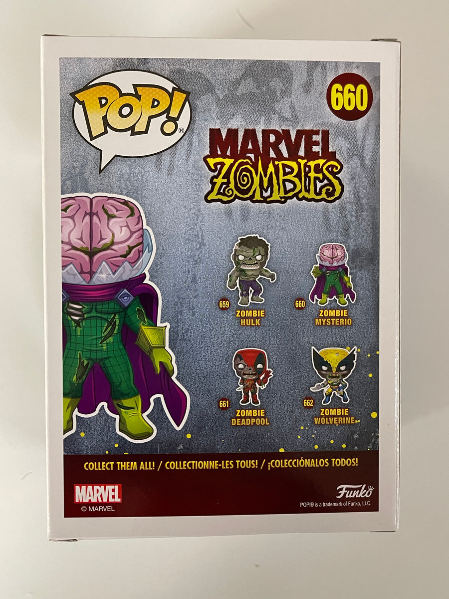 Funko Pop! Marvel Zombie Mysterio #660 Glow In The Dark Walmart 2020  Exclusive