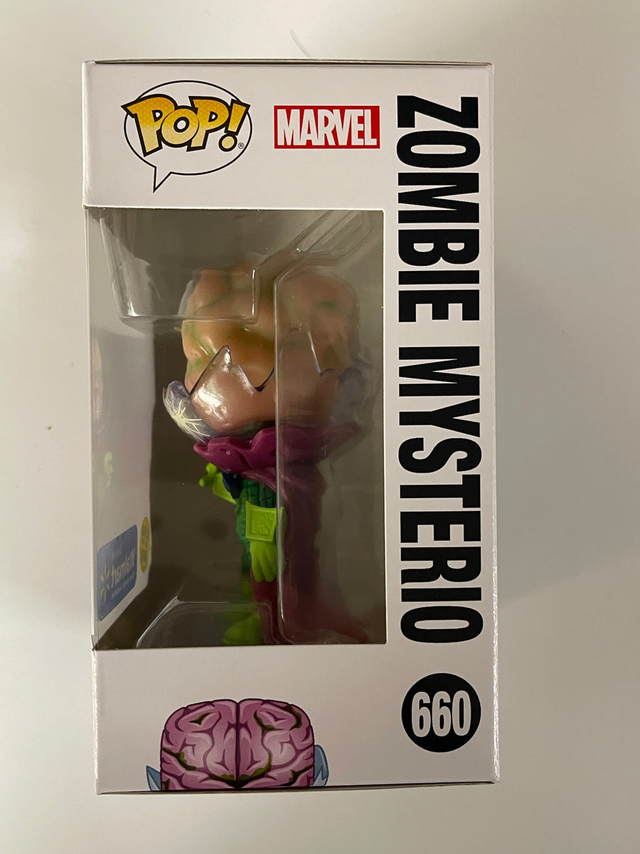 Funko Pop! Marvel Zombie Mysterio #660 Glow In The Dark Walmart 2020  Exclusive