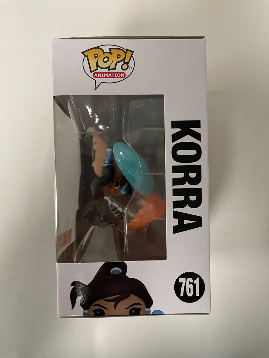 Funko Pop! Animation Metallic Glow Korra #761 Legend Of Korra BW Glow 2022  Exclusive