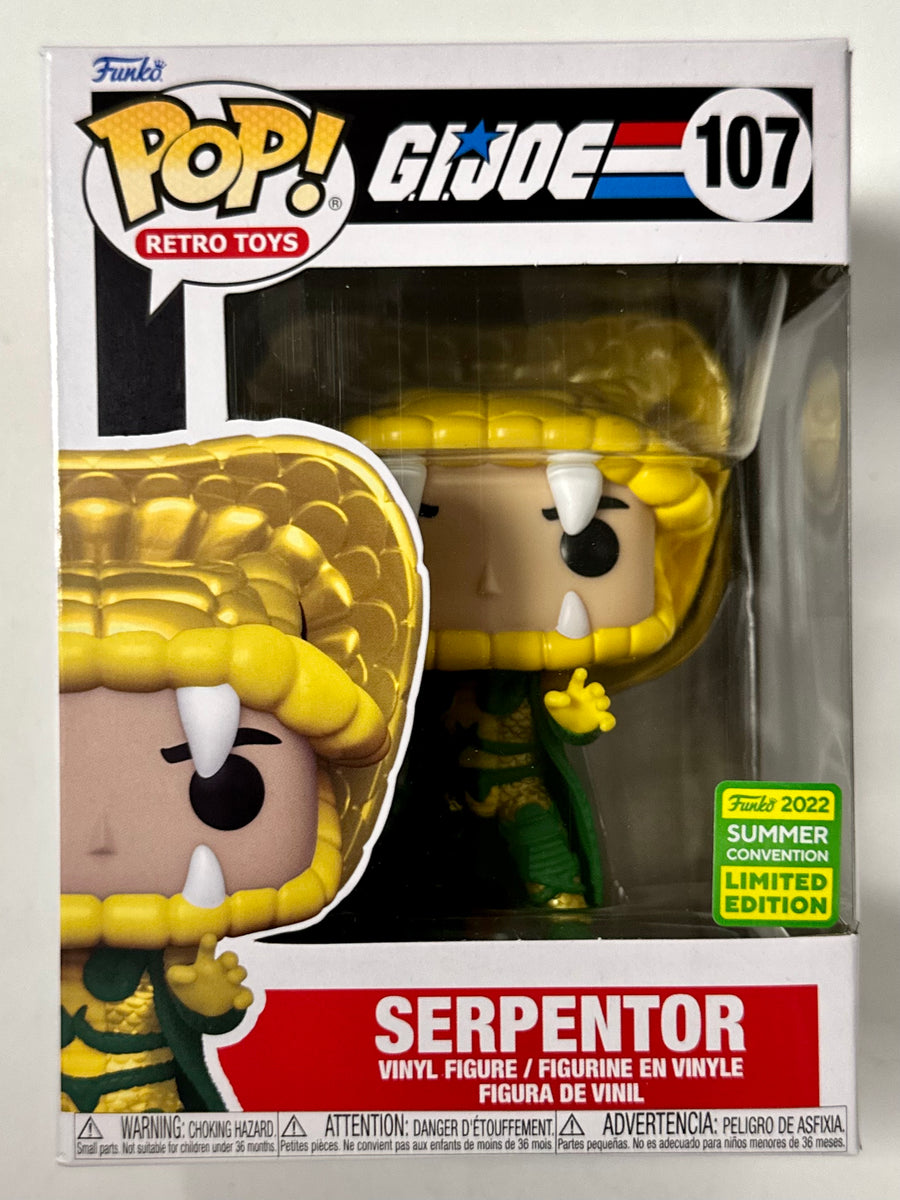 Funko Pop! Retro Toys Serpentor #107 G.I. Joe SDCC 2022