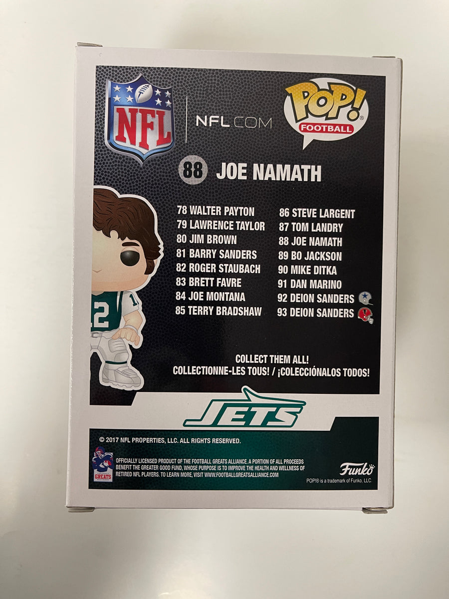 Joe Namath (New York Jets) NFL Funko Pop! Legends - CLARKtoys