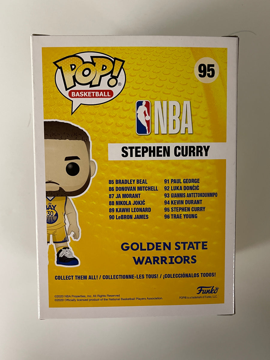 Stephen Curry Golden State Alternate Jersey #95 Pop Sports NBA Action  Figure (Bundled with Pop Protector to Protect Display Box)