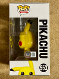 Veronica Taylor Signed Flocked Pikachu #553 Zavvi Pokémon Funko Pop! Beckett COA