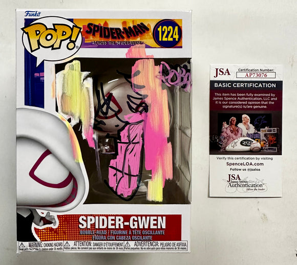 Robbi Rodriguez Signed & Remarked Spider-Gwen Verse Funko Pop! #1224 Marvel 2023