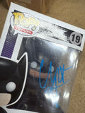 Christian Bale Signed DC Batman Dark Knight Trilogy Vaulted Funko Pop! #19 With JSA COA