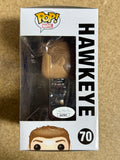 Jeremy Renner Signed Marvel Avengers Hawkeye Funko Pop! #70 With JSA COA