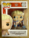 Cody Rhodes “The American Nightmare” WWE HIAC Signed Funko Pop! #152 With JSA COA