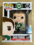Zach Parise Signed NHL Minnesota Wild Vaulted Funko Pop! #41 With JSA COA 2018