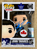 John Tavares Signed NHL Toronto Maple Leafs Funko Pop! #50 Canada Exclusive With JSA COA