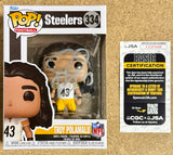 HOF Troy Polamalu Signed NFL Pittsburgh Steelers Funko Pop! #334 With JSA COA