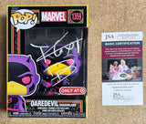 Charlie Cox Signed Marvel Black Light Daredevil Exclusive Funko Pop! #1359 With JSA COA