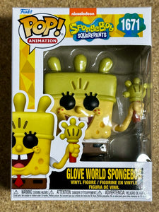 Funko Pop! Animation Glove World Spongebob #1671 SquarePants 25 Years 2024