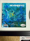 Sevendust (7D) Complete Band Signed “Chapter VII Hope & Sorrow” Framed CD With JSA COA
