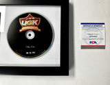 Bun B Signed UGK Underground Kingz 4 Life CD Booklet Framed With PSA/DNA COA