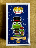 Bob Cratchet & Tiny Tim Muppets Kermit Funko Pop! #1457 With Custom Meraki Art Work