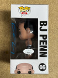 BJ Penn Signed 2X UFC HOF Champion 2016 Vaulted Funko Pop! #06 With JSA COA