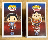 Funko Pop! Movies Ash & Evil Ash #1880 1881 Army Of Darkness 2024 Set Of 2