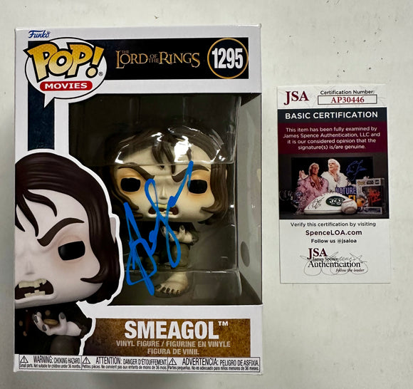 Andy Serkis Signed Smeagol Lord Of The Rings 2022 Funko Pop! #1295 With JSA COA
