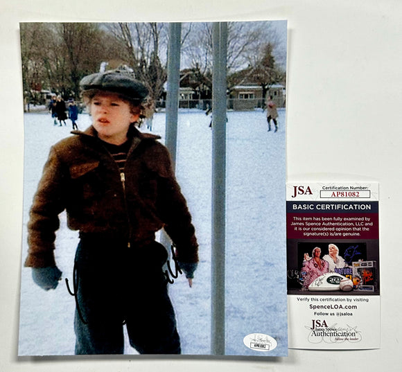 Yano Anaya Signed Grover Dill A Christmas Story 8x10 Photo With JSA COA